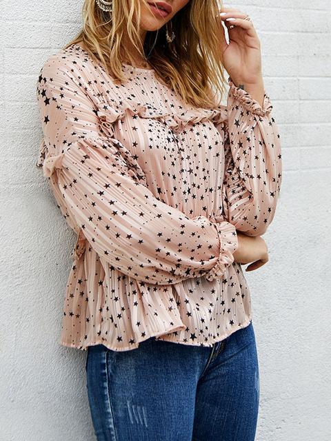 Seeing Stars Polka Dot Blouse