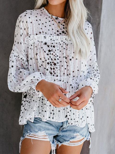 Seeing Stars Polka Dot Blouse