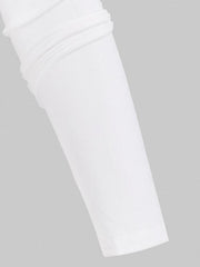 Skew Collar Flounce Snap Crotch Long Sleeve Bodysuit