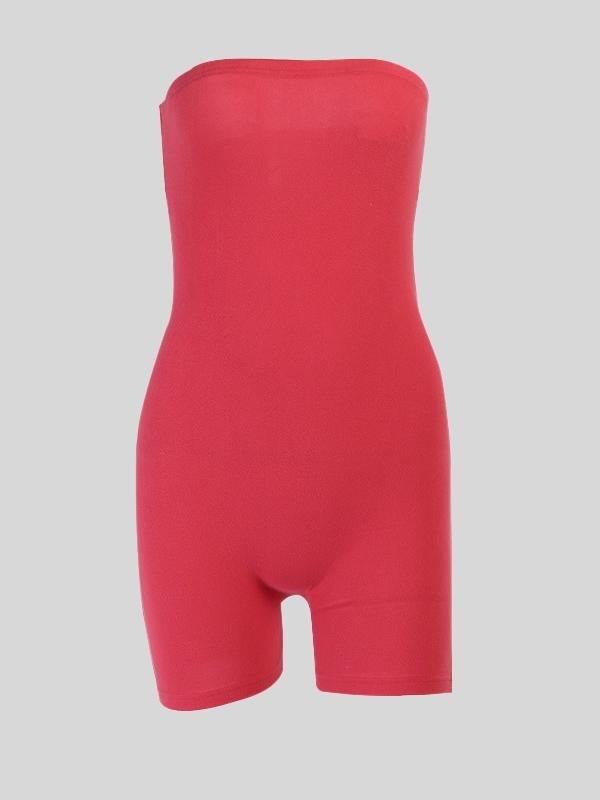 Skinny Sports Bottoming Embroidered Jumpsuits