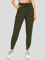 Women's Pants Casual Drawstring Pocket Tie Feet Sweatpants