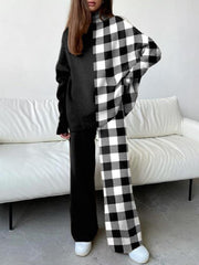 Women's Sets Fashion Printed Long Sleeve Trousers Two-Piece Suit