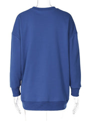 Women's T-Shirts Printed Crew Neck Long Sleeve T-Shirt