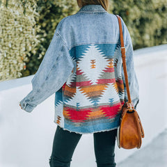 Button Down Casual  Denim Jacket
