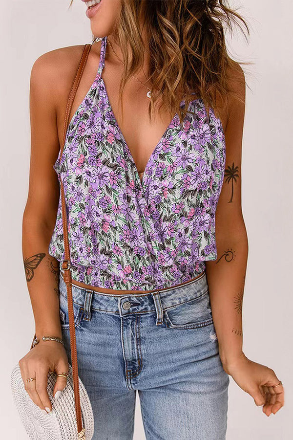 Book The Trip Floral Tank Top