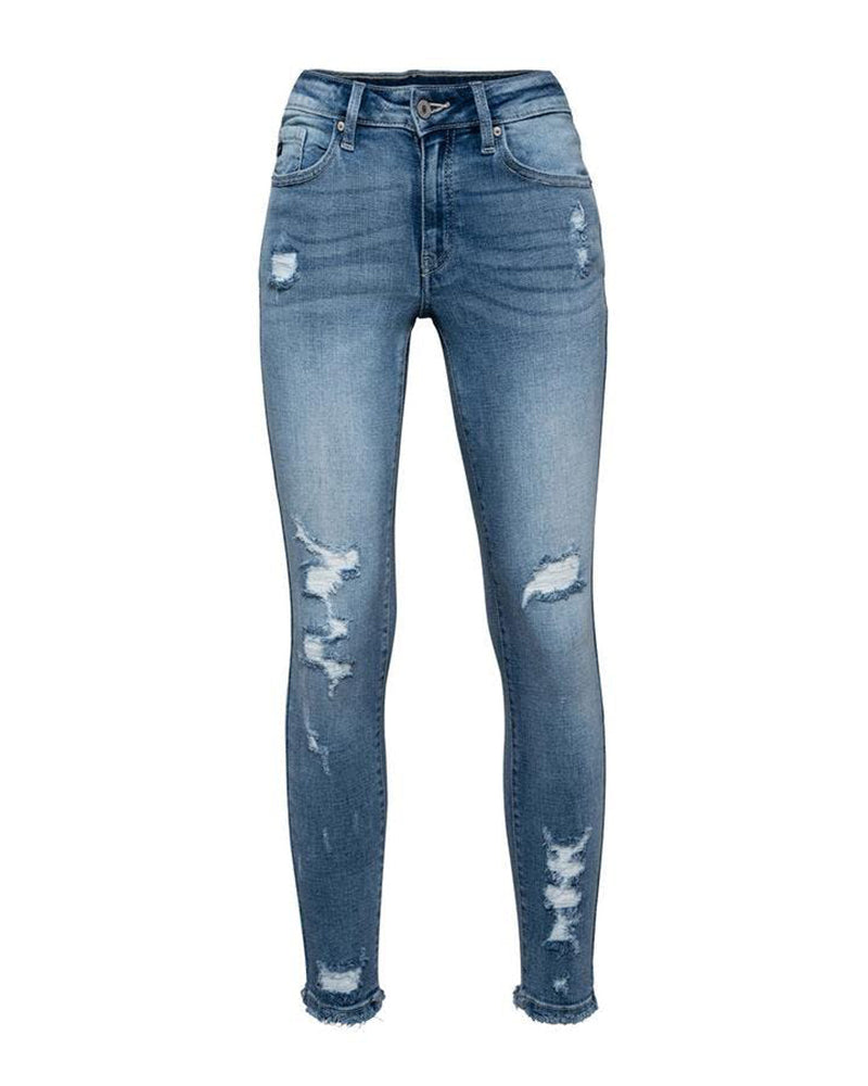 90s Vintage Ripped Skinny Jeans