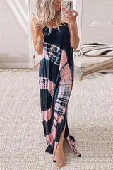 Tie Dye Slip Maxi Dress
