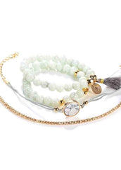 Four-Piece Tassel Bracelet