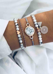 Four-Piece Tassel Bracelet