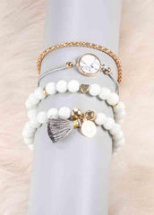 Four-Piece Tassel Bracelet