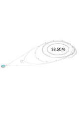 Elepant Calaite Layer Necklace