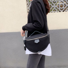 Fashionable Stylish Striped Small Shoulder Women's Shoulder Bags