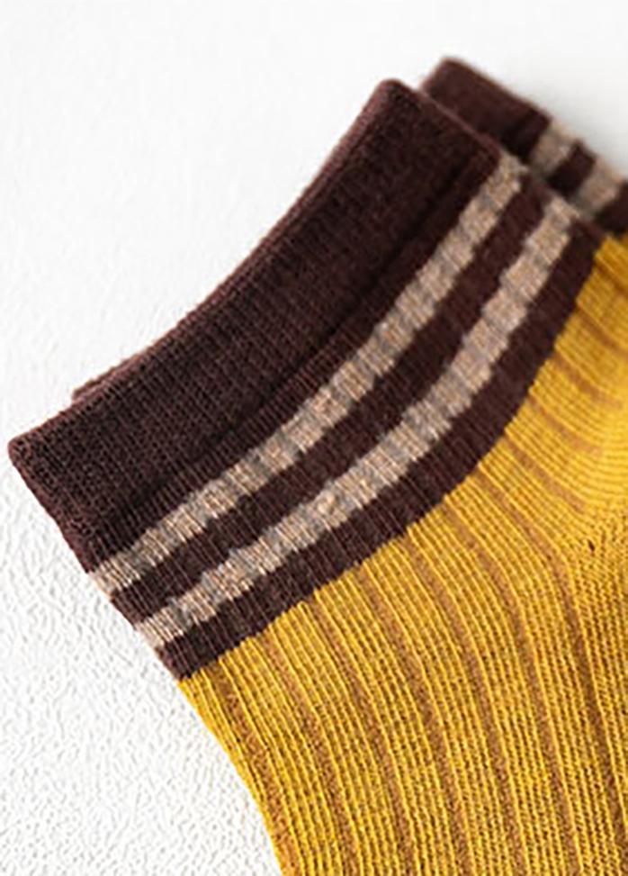 Cotton Striped Women's Boat Socks