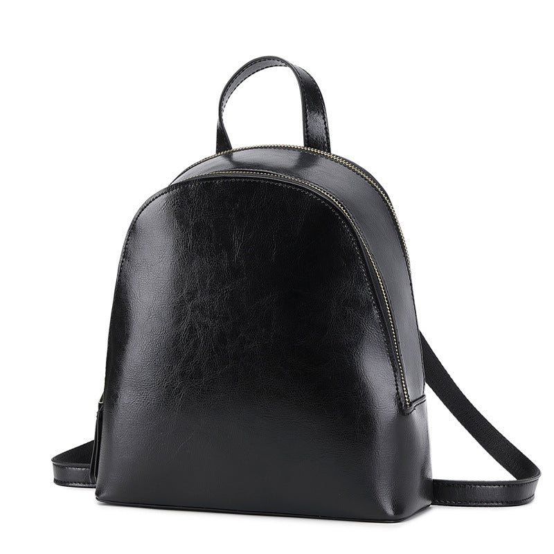 Women's Leather Cowhide Design Backpacks
