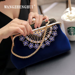 Women Fashion Evening Cheongsam Chain Shoulder Handbags