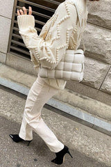 Weave Square Crossbody Bag
