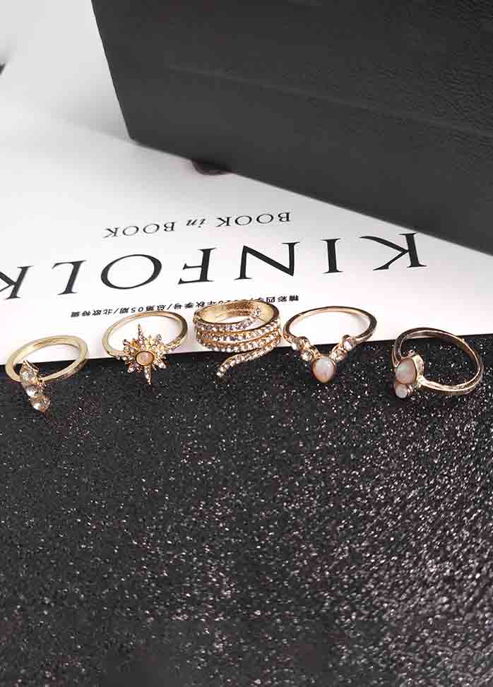 Bohemian Style Ring Set