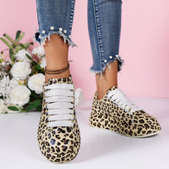 Casual Sportswear Daily Patchwork Printing Round Comfortable Out Door Sport Shoes