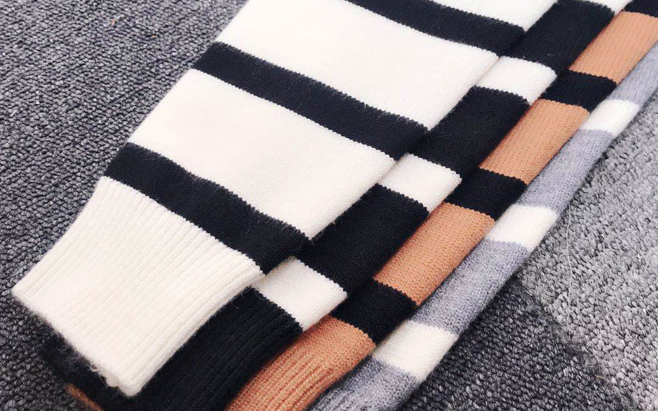 Color Blend Long Sleeve Pullover Top