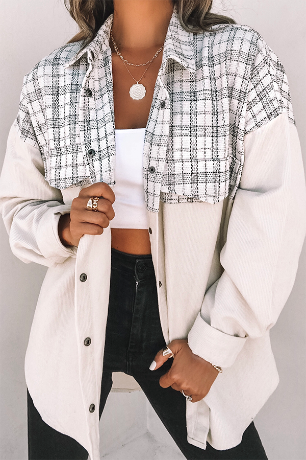 Whistler Weekend Tweed Oversized Shacket