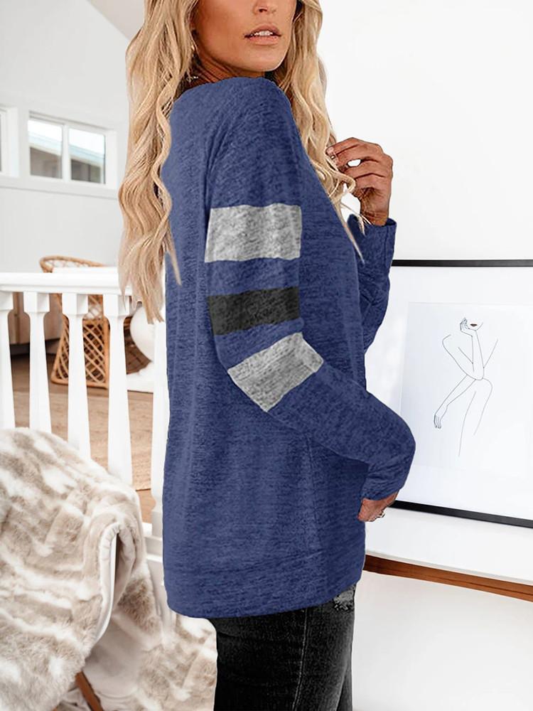 Woman's Crewneck Sweatshirts Long Sleeve T-shirt