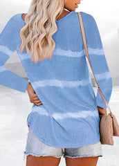 Long Sleeve Casual Striped T-shirt