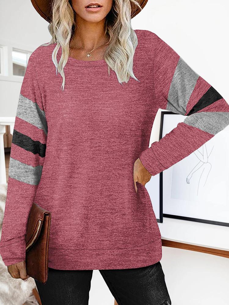 Woman's Crewneck Sweatshirts Long Sleeve T-shirt
