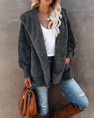 Faux Shearling Shaggy Oversized Teddy Coats