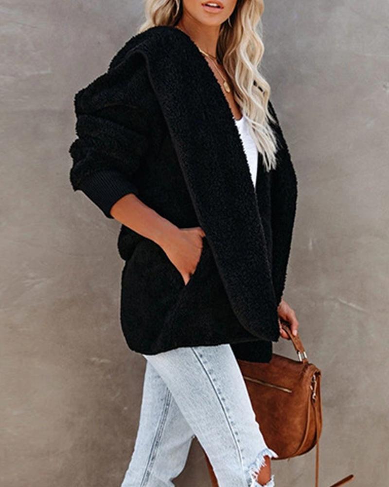 Faux Shearling Shaggy Oversized Teddy Coats