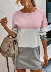 Long Sleeve Striped Round Neck Sweater