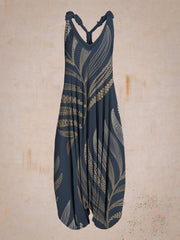 Flowy Sleeveless Strappy Loose Jumpsuit
