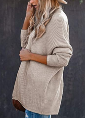 Long Sleeve Solid Color Casual Cardigan