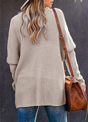 Long Sleeve Solid Color Casual Cardigan