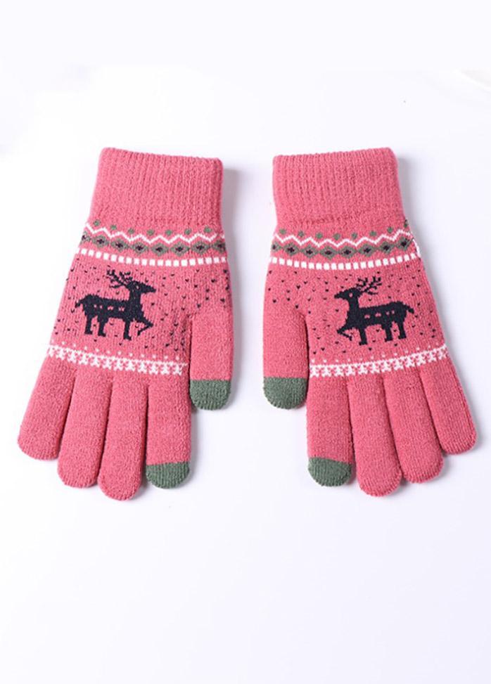 Elk Knitted Gloves