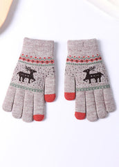 Elk Knitted Gloves