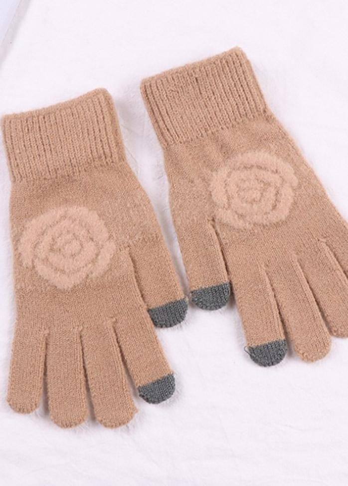 Flower Pattern Gloves