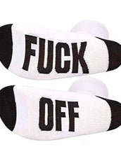 FUCK OFF Pattern Socks
