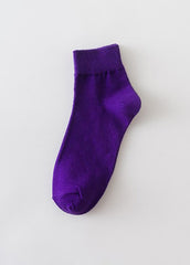 Comfortable Solid Color Women's Socks