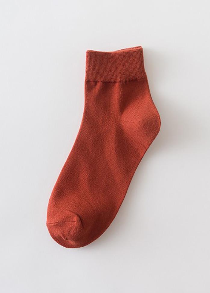 Comfortable Solid Color Women's Socks