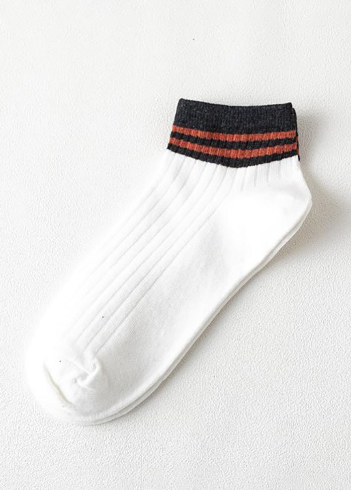 Cotton Striped Women's Boat Socks