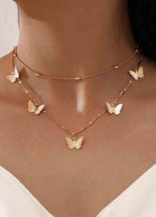 Butterfly Double Necklace