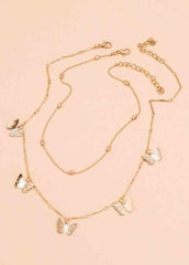 Butterfly Double Necklace