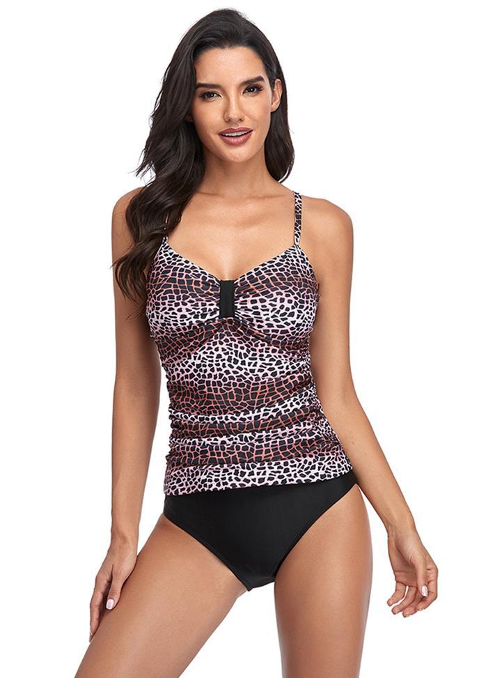 Leopard Printd Tankini Set