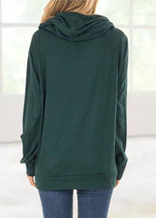 Long Sleeve Casual Printed Hoodie