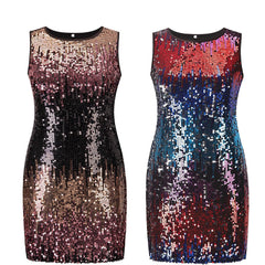Tank Sleeveless Round Neck Bodycon Mini Dress