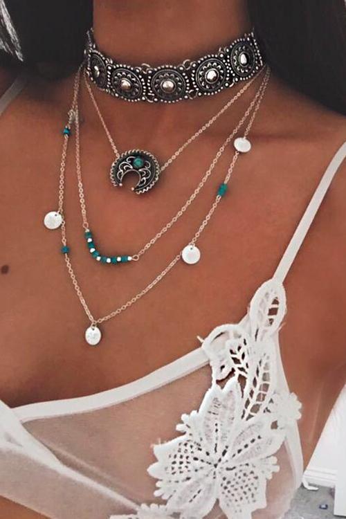 Bohemia Beaded  Layered Necklace