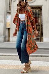 Such A Trip Printed Midi Cover Up