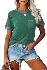 Crew Neck Casual Short Sleeve T-Shirt