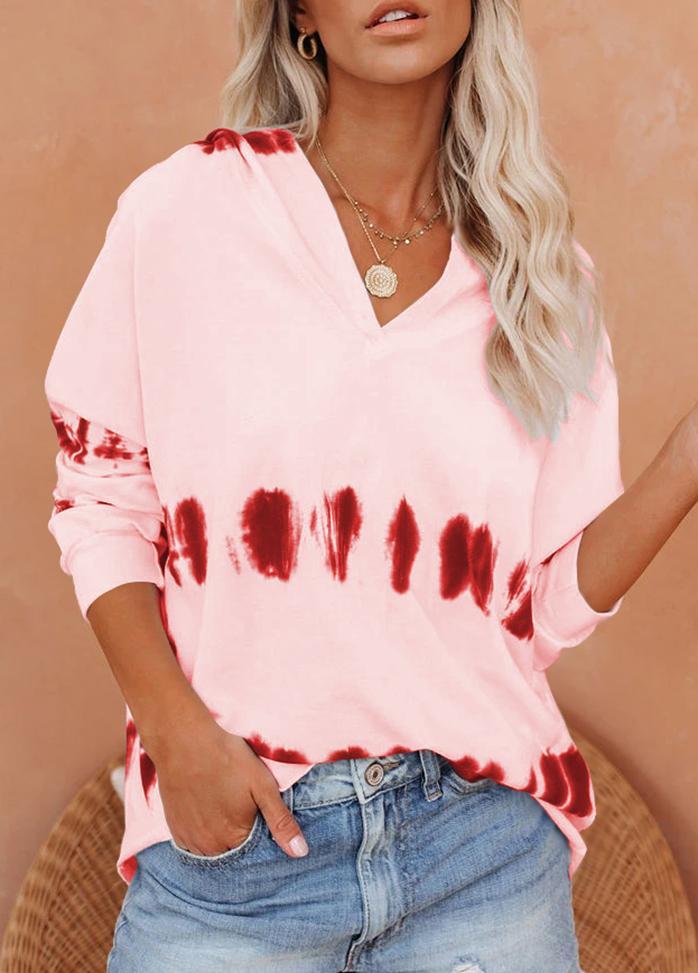 Long Sleeve Printed Casual Hoodie