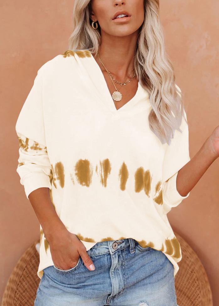 Long Sleeve Printed Casual Hoodie